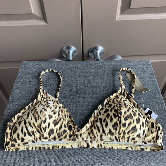 NWT J.Crew Leopard French Bikini Top & Bottom M - Picture 3 of 6